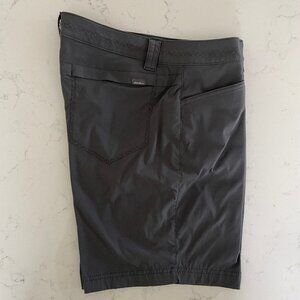 Eddie Bauer Outdoor Ahtletic Mid Rise 4 Pocket Nylon Shorts Grey Sz 10
